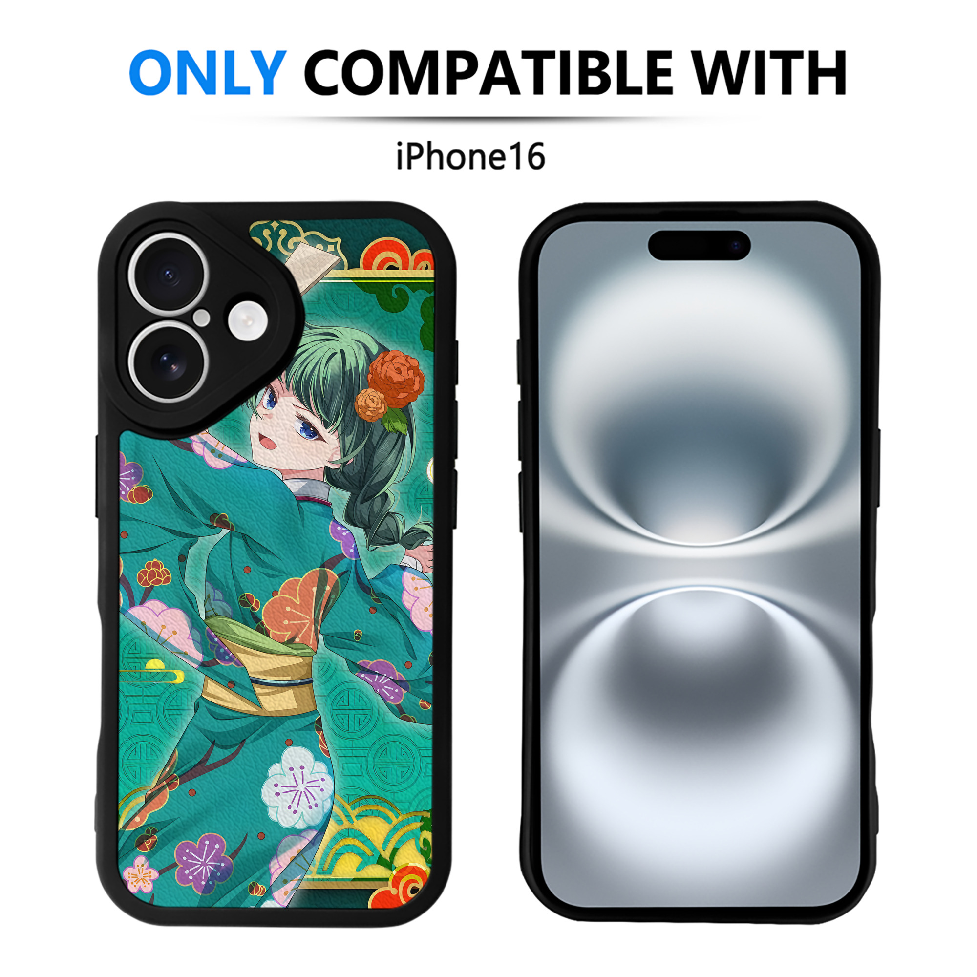 （画像用） 薬屋のひとりごと The Apothecary Diaries 【iPhone 16シリーズ対応】シリコンスマホケース（レザー調） 材質：シリコン